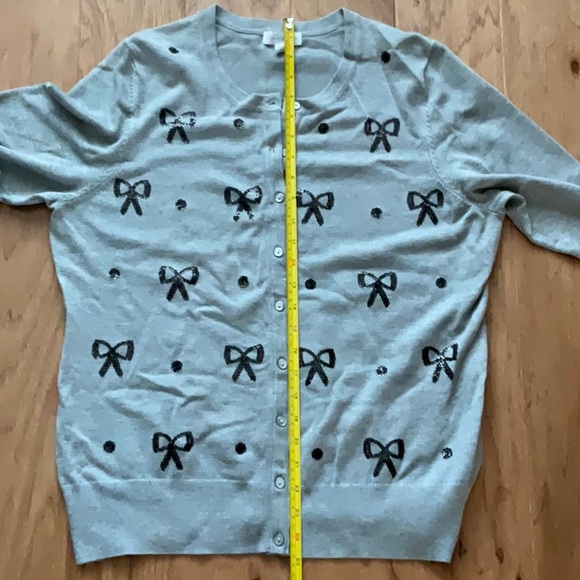 Bow Cardigan Sweater - Picture 10 of 12